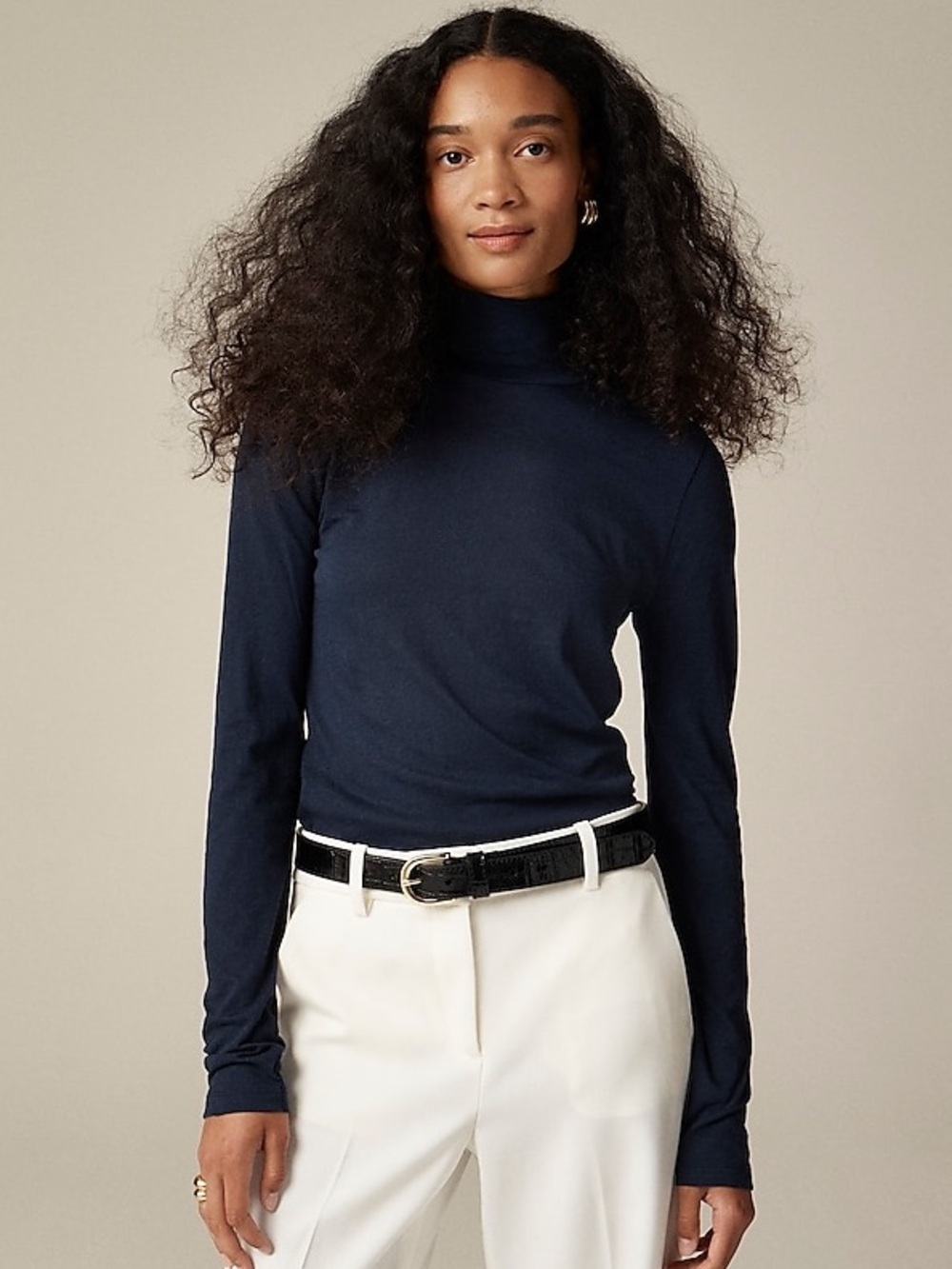J. Crew Tissue Crepe Turtleneck